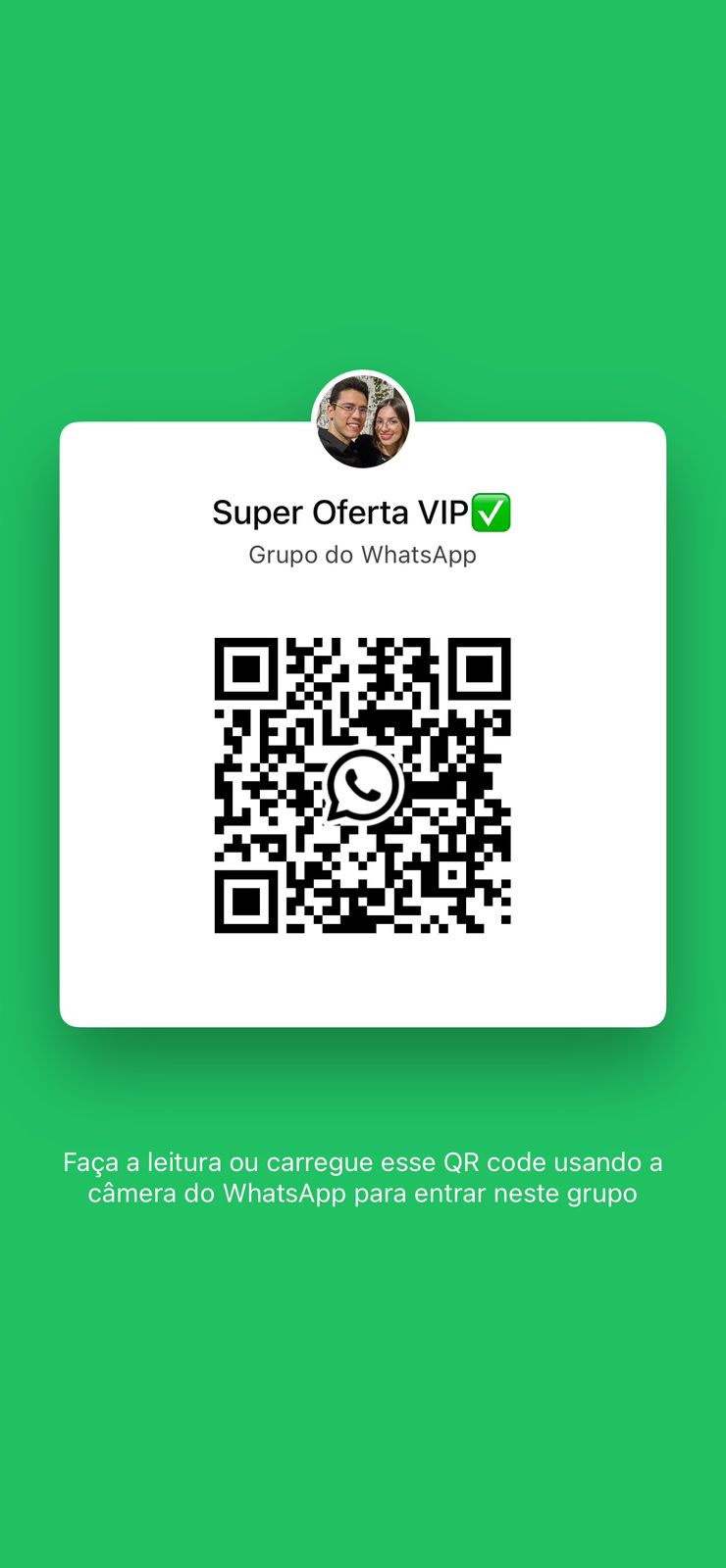 QR Code do Grupo WhatsApp