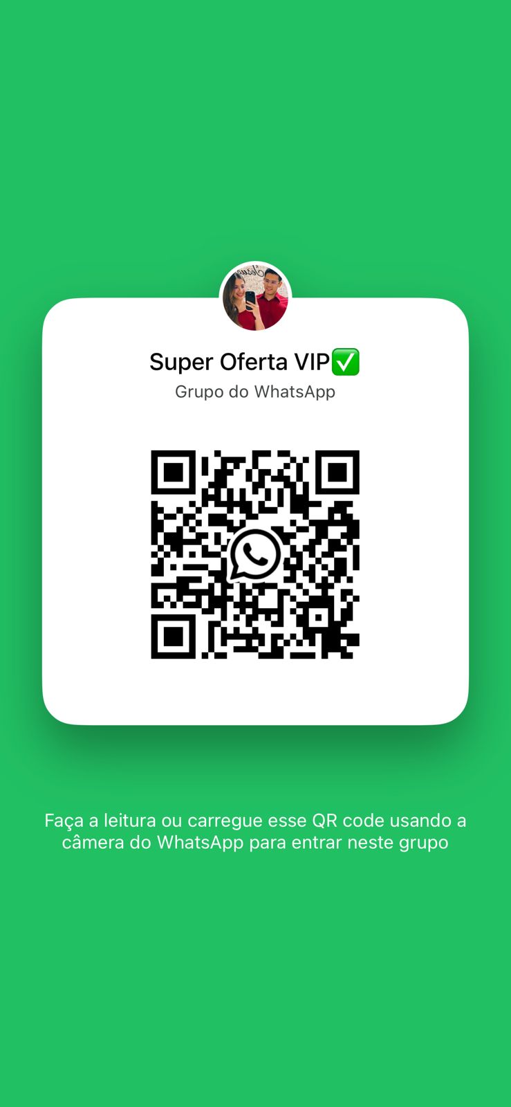 QR Code do Grupo WhatsApp