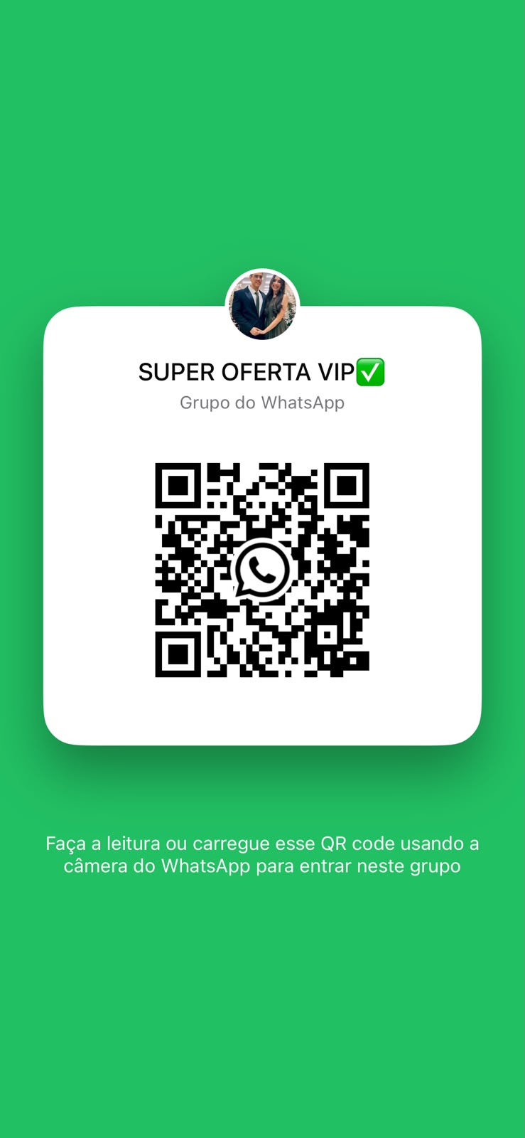 QR Code do Grupo WhatsApp